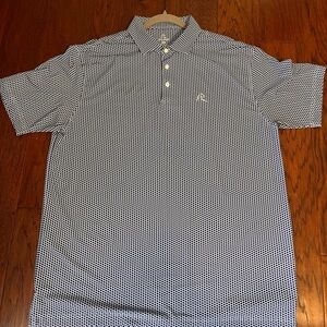 Rhoback performance polo style shirt. Size XL, with Texas print.